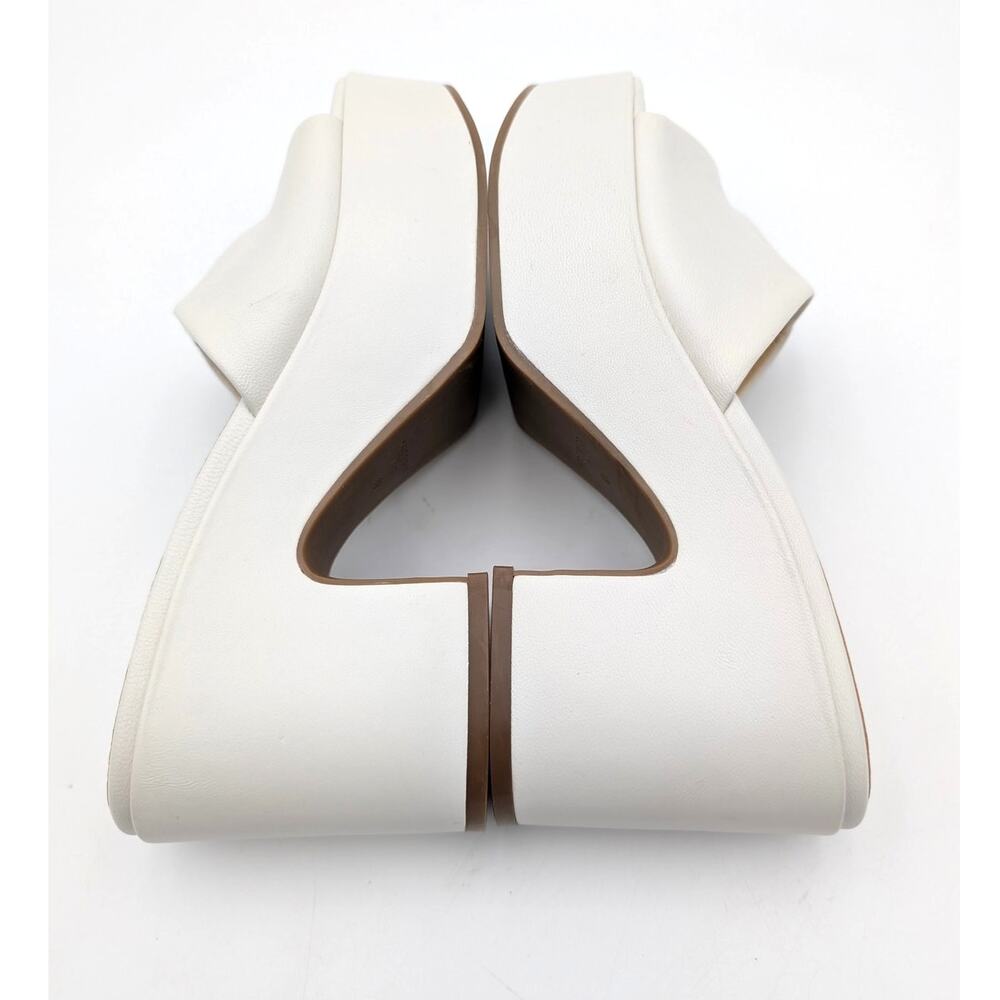 Marc Fisher LTD Forina Slide Heel Sandal Women's Chic Cream Size US8.5M EU39 - Picture 6 of 9